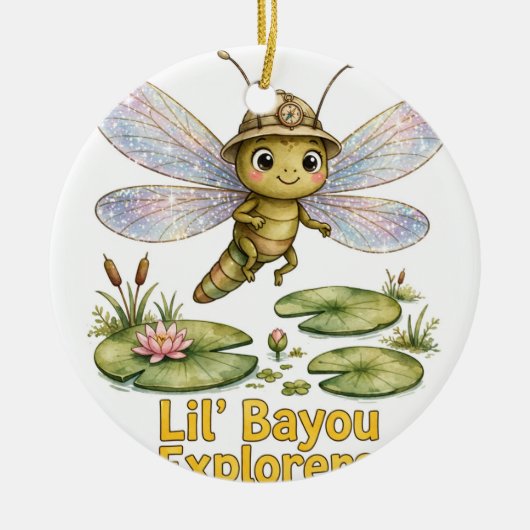 Lil' Bayou Explorers Libelle Kerst Ornament (Voorkant)