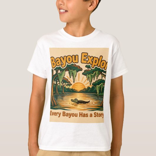 Lil' Bayou Explorers Logo T-shirt (Voorkant)