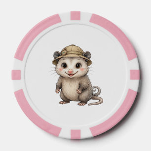 Lil' Bayou Explorers Opossum Poker Chips