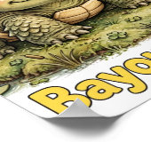 Lil' Bayou Explorers Schildpad Poster (Hoek)