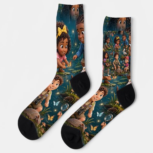 Lil' Bayou Explorers Team Patroon Sokken (Links)