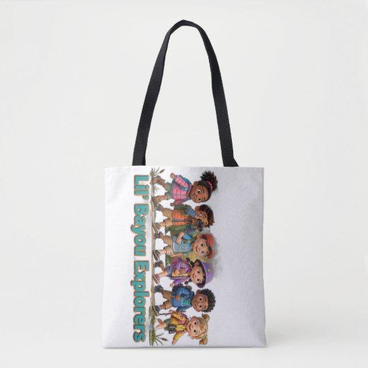 Lil' Bayou Explorers Team Shoulder Tote Bag (Voorkant)