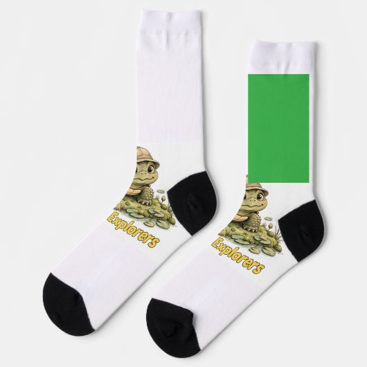 Lil' Bayou Explorers Turtle Soks Sokken (Links)