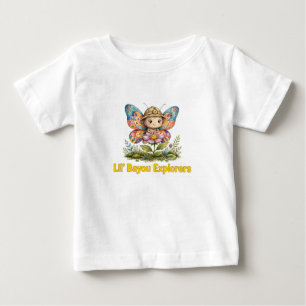 Lil' Bayou Explorers Vlinder Baby T-Shirt