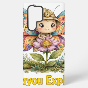Lil' Bayou Explorers Vlinder S22 Ultra Hoesje Samsung Galaxy Hoesje