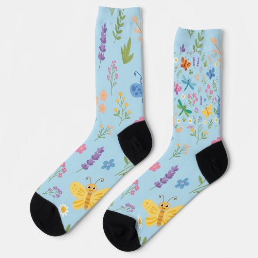 Lil' Bayou Explorers Vlindertuin Socks Sokken (Links)