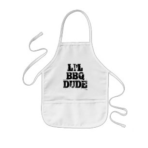 Li'l BBQ Guy - Funny Kinder Apron Schort