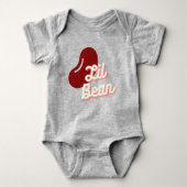 Lil Bean Baby-shirt Romper (Voorkant)