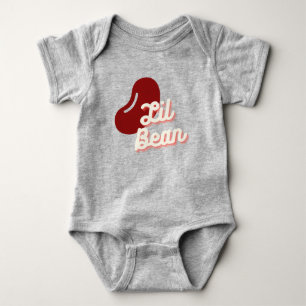 Lil Bean Baby-shirt Romper