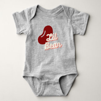 Lil Bean Baby-shirt Romper
