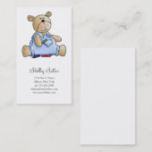 Lil' Beren ・ Baby Boy Crayons Visitekaartje (Voorkant / Achterkant)