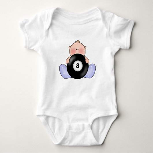 Lil Billiards Baby Boy Romper (Voorkant)