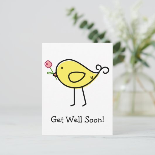 Lil' Birdie Briefkaart (Staand voorkant)