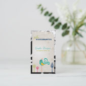 Lil Birdie Graphic Design Visitekaartjes (Staand voorkant)