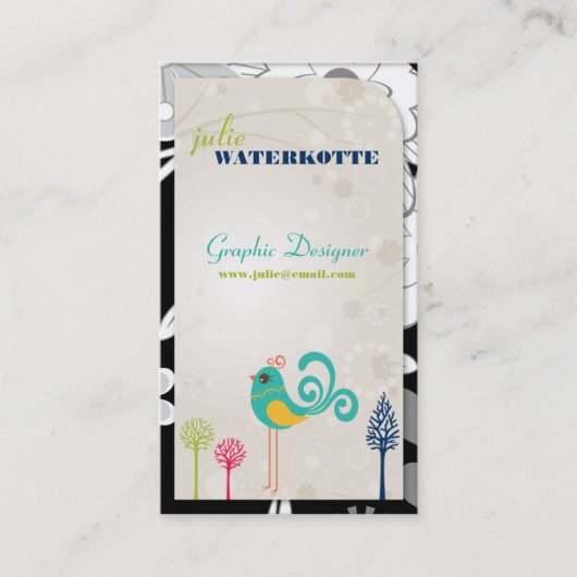 Lil Birdie Graphic Design Visitekaartjes (Voorkant)