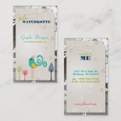 Lil Birdie Graphic Design Visitekaartjes (Voorkant / Achterkant)