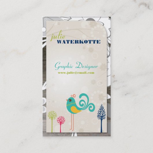 Lil Birdie Graphic Design Visitekaartjes (Voorkant)