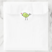 Lil' Birdie Ronde Sticker (Tas)