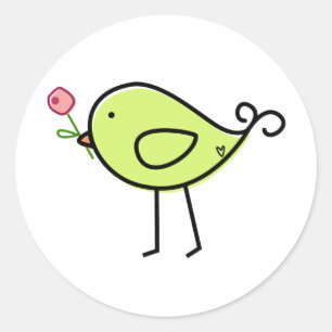 Lil' Birdie Ronde Sticker