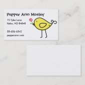 Lil' Birdie Visitekaartje (Voorkant / Achterkant)