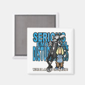 Lil Bit Gek Kantoor Magnet (Voorkant / Achterkant)