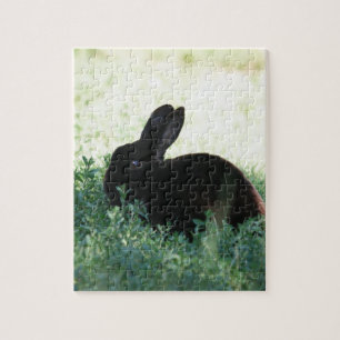 Lil Black Bunny Legpuzzel