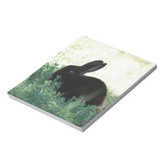 Lil Black Bunny Notitieblok (Linkerzijde)