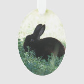 Lil Black Bunny Ornament (voorkant)