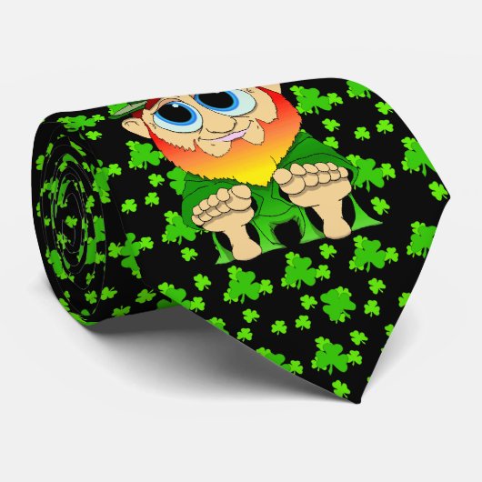 Lil Blarney Shamrocks Stropdas (Opgerold)