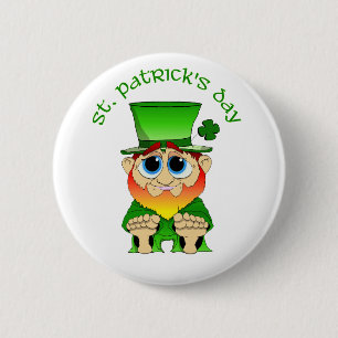 Lil Blarney St Patricks Day Ronde Button 5,7 Cm