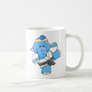 Lil Blue Elephant Karate Koffiemok