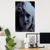 Lil' Blue Poster (Thuiskantoor)