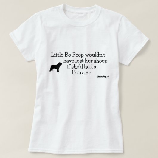 Lil' Bo Peep & Bouvier T-shirt (Design voorkant)