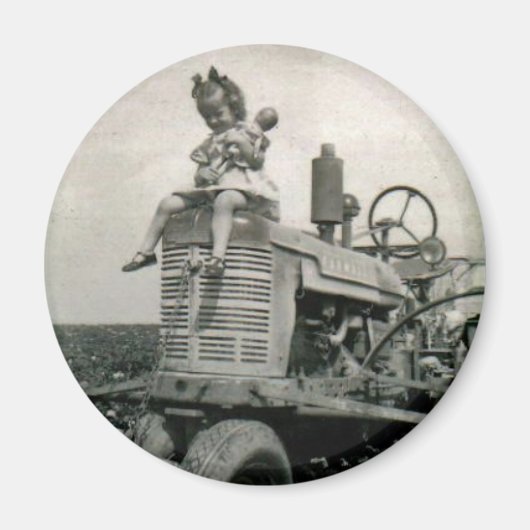 Lil' Boerderij meisje magneet (Voorkant)