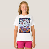 Lil’ Boo Crew Halloween T-shirt (Voorkant volledig)