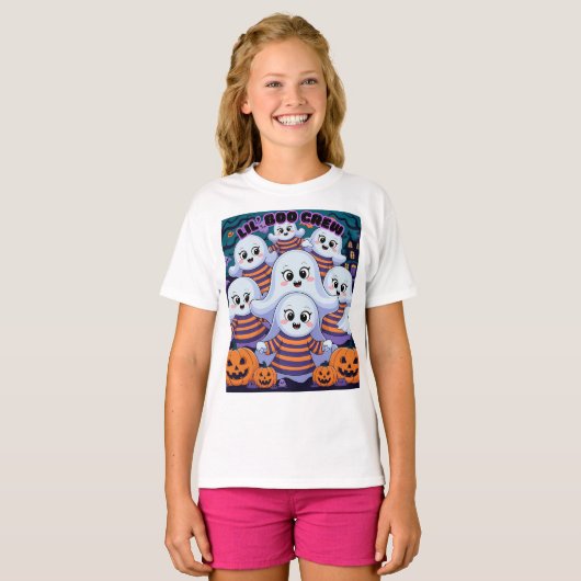 Lil’ Boo Crew Halloween T-shirt (Voorkant volledig)