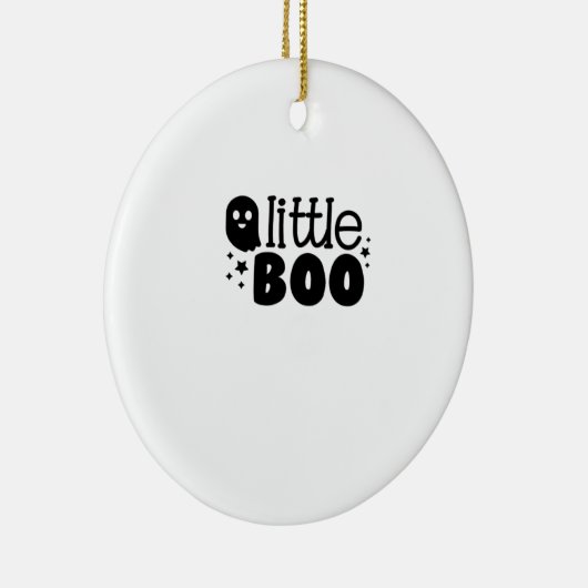 Lil Boo Halloween 2025 Keramisch Ornament (Rechts)