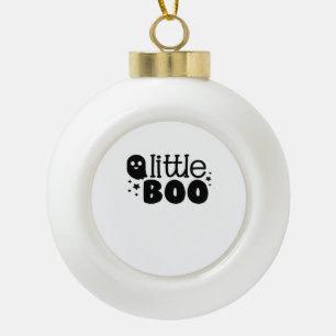 Lil Boo Halloween 2025 Keramische Bal Ornament