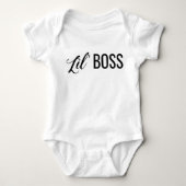 Lil' Boss Jersey Bodysuit (Voorkant)