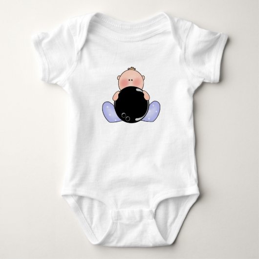 Lil Bowling Baby Boy Romper (Voorkant)