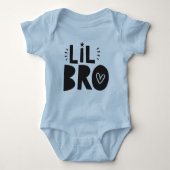 LIL BRO BABY moderne vet leuke chunky scandi lette Romper (Voorkant)