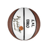 Lil Bro - Custom Mini Basketball Basketbal (Verticaal)