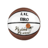 Lil Bro - Custom Mini Basketball Basketbal (Voorkant)