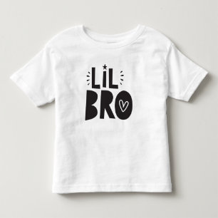LIL BRO T-SHIRT modern vet leuk chunky scandi type