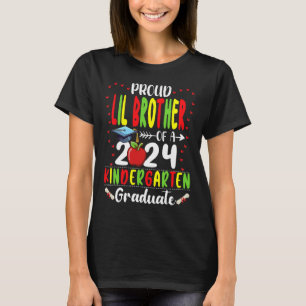 Lil Broer van 2024 Kleuterschool Afstuderen Gradua T-shirt