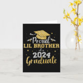 Lil Brother CL van 2024 Afstuderen senior Afstuder Kaart (Gele Bloem)