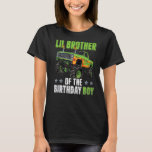 Lil Brother van Birthday Boy Monster Truck Family  T-shirt<br><div class="desc">Lil Brother van Birthday Boy Monster Truck Family Matching</div>