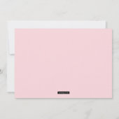 Li'l Brunette Princess Royal Birthday Invitation Kaart (Achterkant)