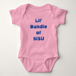Lil' Bundle of SISU Baby One-Piece (Roze) Romper