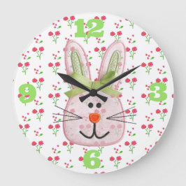 "Lil Bunny" ACRYLIC WALL CLOCK Grote Klok